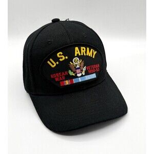 US Army Korean War Veteran 1950-1953 Hat Cap Patch Embroidered NEW Adjustable